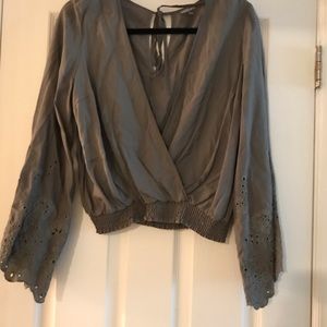 Charlotte Russe Cropped-Top Shirts